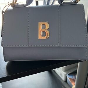 BEBE Elegant Blue Handbag